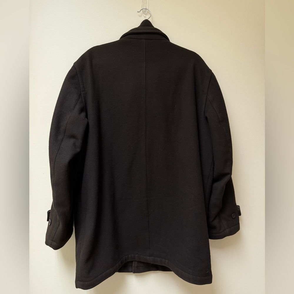 Johnston & Murphy  × Vintage Wool Cashmere Button Car Coat Jacket ▪️ - Picture 4 of 15